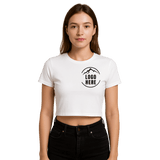Custom Women's Bella + Canvas Printed Cropped T-Shirt - Arklavo