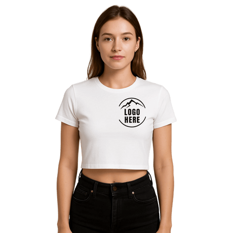 Custom Women's Bella + Canvas Printed Cropped T-Shirt - Arklavo