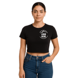 Custom Women's Bella + Canvas Printed Cropped T-Shirt - Arklavo