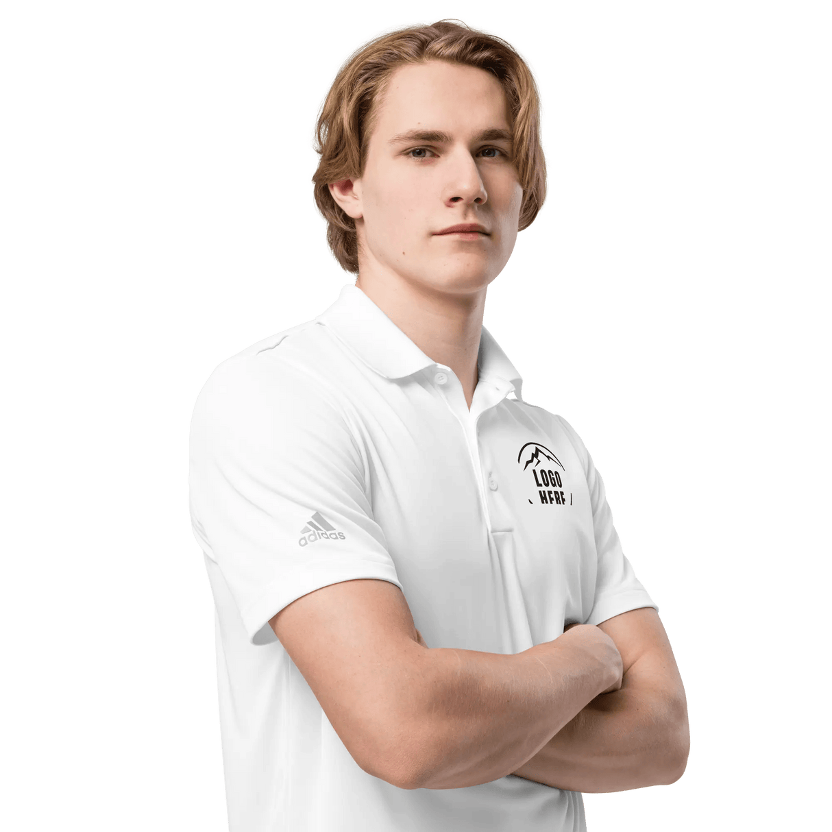 Custom Men's adidas Printed Polo Shirt - Arklavo