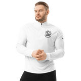 Custom Men's adidas Embroidered Quarter - Zip Pullover - Arklavo