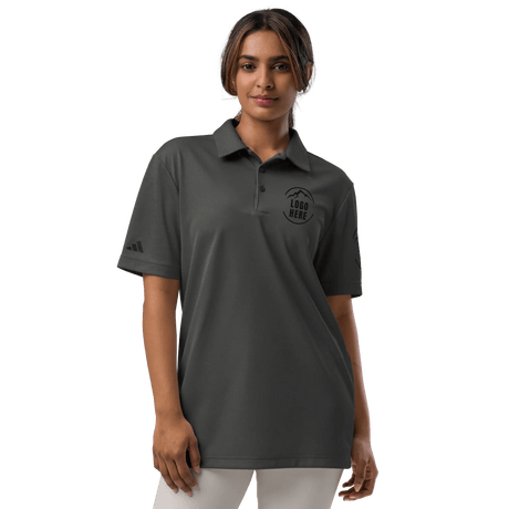 Custom Women's adidas Printed Space - Dyed Polo Shirt - Arklavo