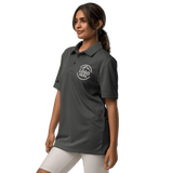 Custom Women's adidas Embroidered Space - Dyed Polo Shirt - Arklavo