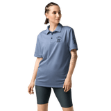 Custom Women's adidas Printed Space - Dyed Polo Shirt - Arklavo