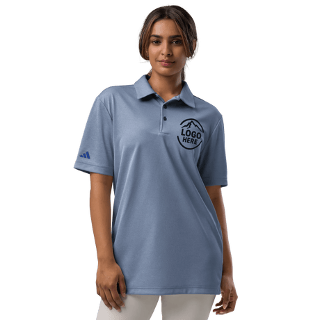 Custom Women's adidas Embroidered Space - Dyed Polo Shirt - Arklavo