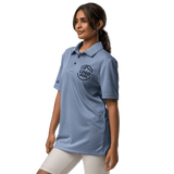 Custom Women's adidas Embroidered Space - Dyed Polo Shirt - Arklavo
