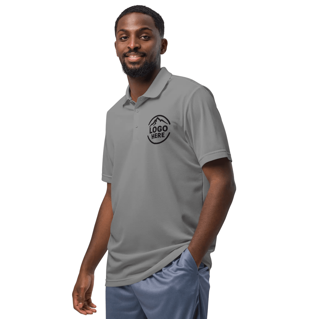 Custom Men's adidas Embroidered Polo Shirt - Arklavo
