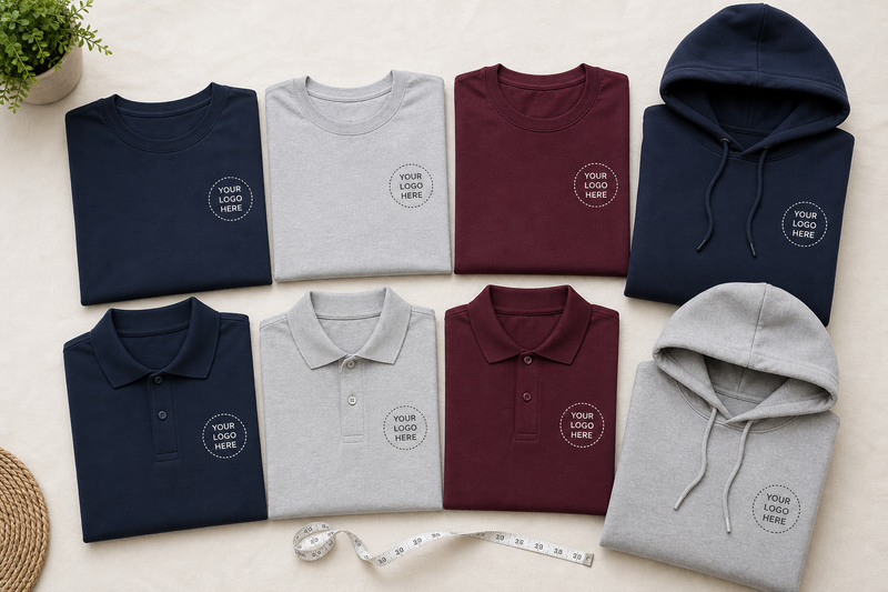 ark col business corporate custom apparel sizing