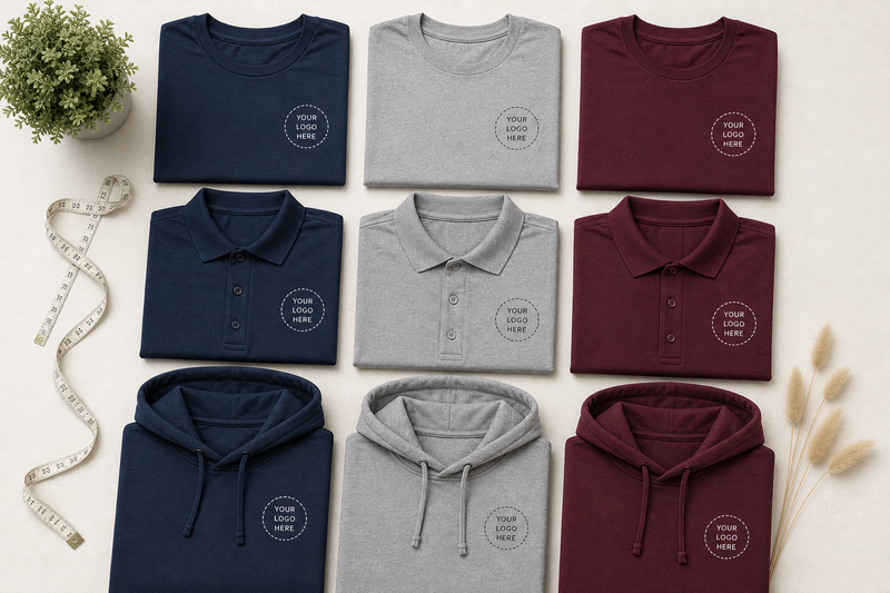 ark col corporate gifting apparel sizing