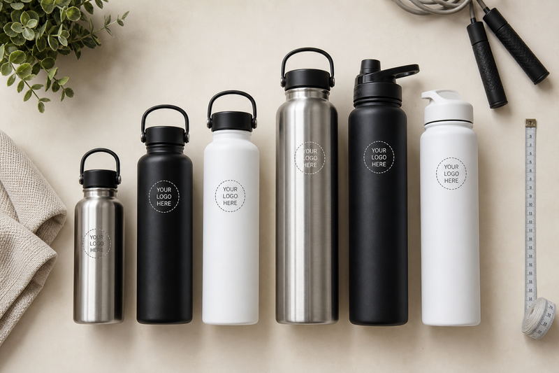 ark col custom water bottles sizing