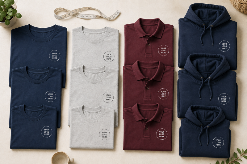 ark col team promotional custom corporate apparel no minimum sizing