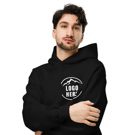 Custom Men's AS Colour Printed Fleece Pullover Hoodie - Arklavo