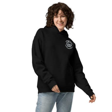 Custom Women's AS Colour Embroidered Fleece Pullover Hoodie - Arklavo