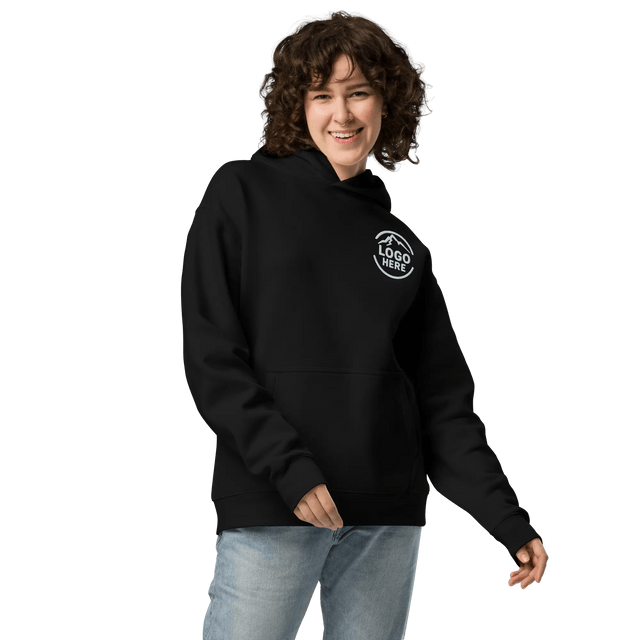 Custom Women's AS Colour Embroidered Fleece Pullover Hoodie - Arklavo