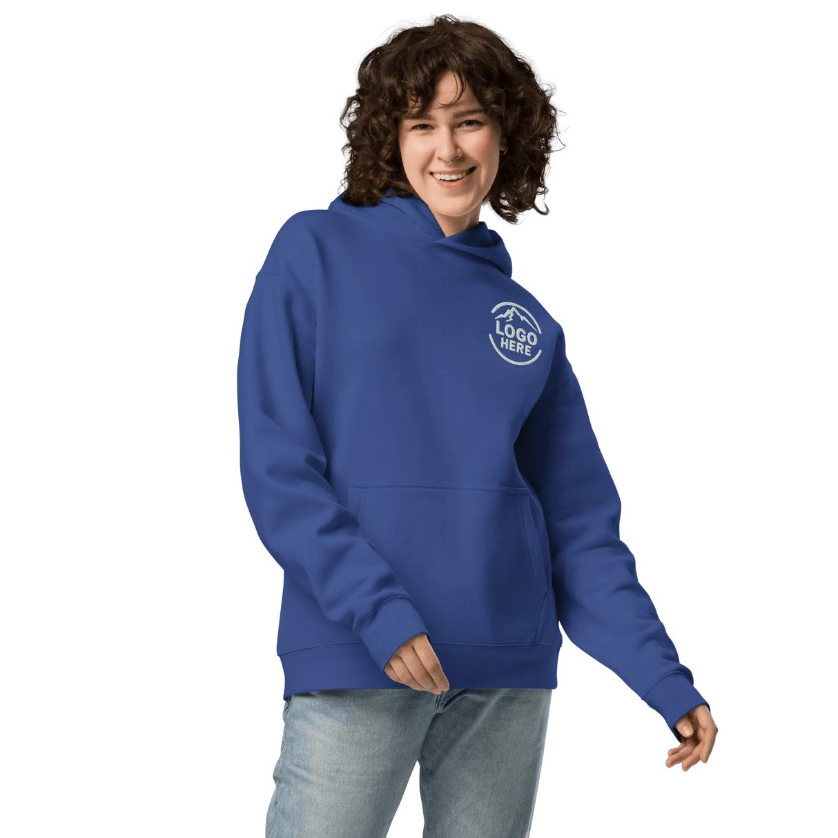 Custom Women's AS Colour Embroidered Fleece Pullover Hoodie - Arklavo