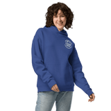 Custom Women's AS Colour Embroidered Fleece Pullover Hoodie - Arklavo