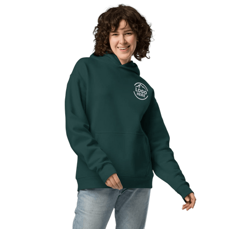 Custom Women's AS Colour Embroidered Fleece Pullover Hoodie - Arklavo