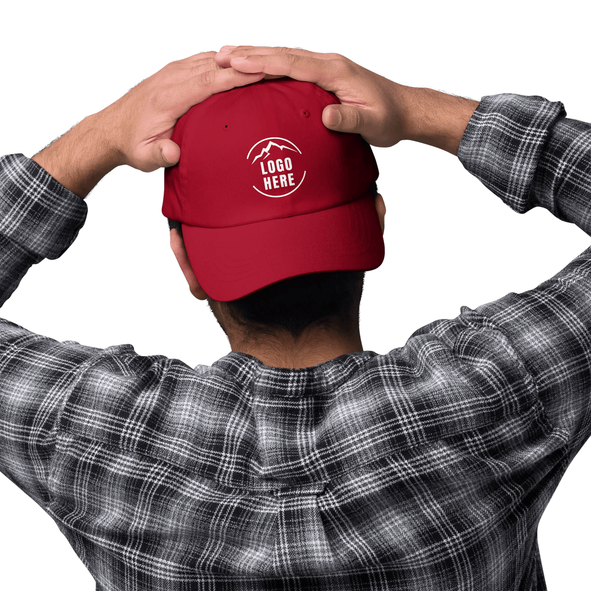 Custom Men's Yupoong Printed Dad Hat - Arklavo