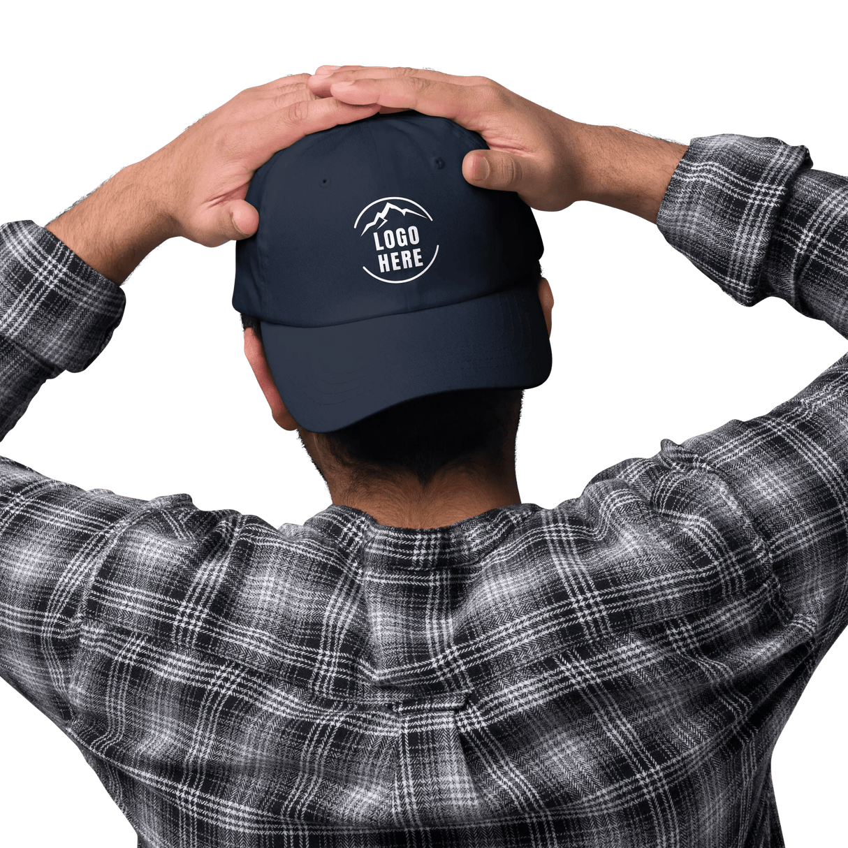 Custom Men's Yupoong Printed Dad Hat - Arklavo