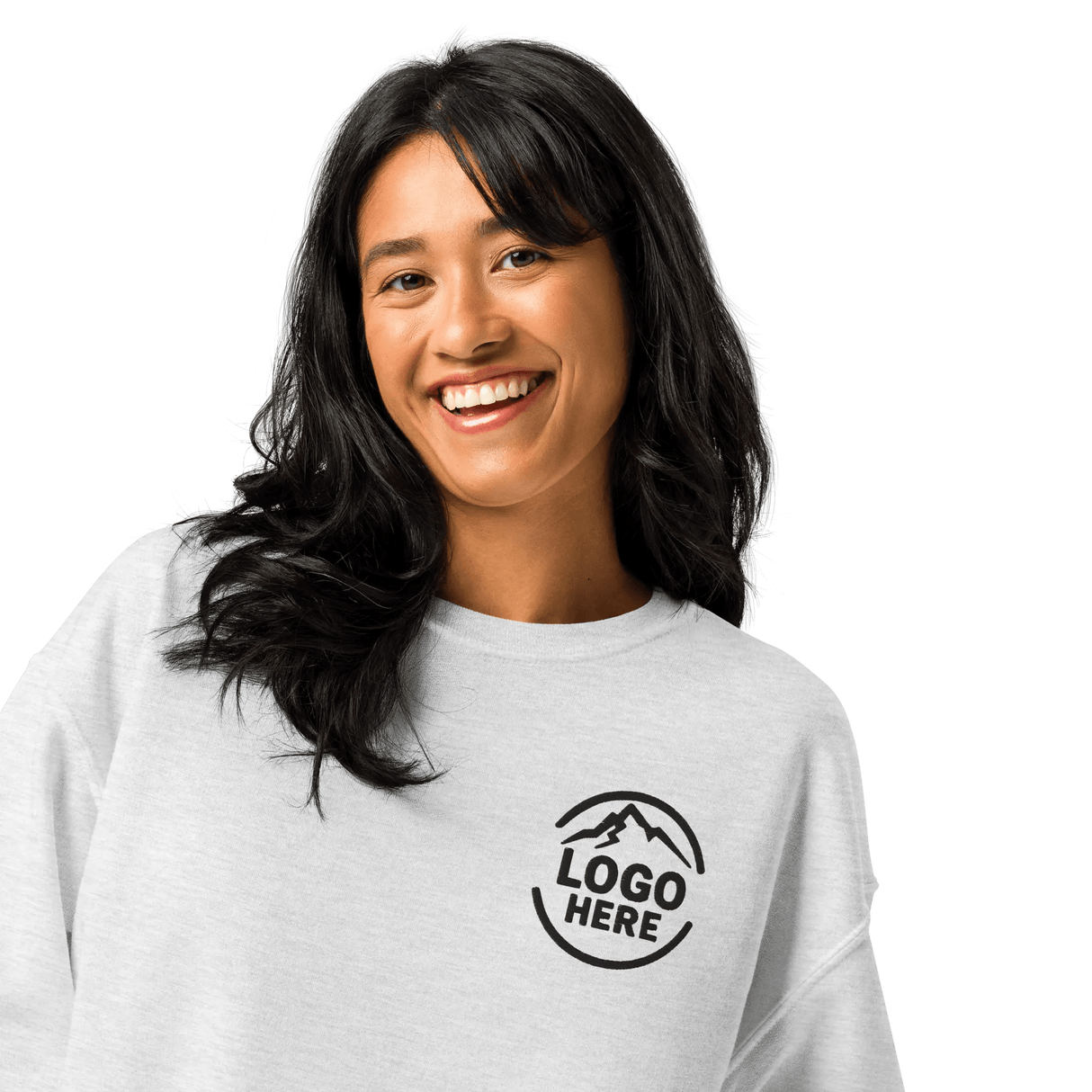Custom Women's Jerzees Embroidered Fleece Crewneck Sweatshirt - Arklavo