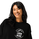 Custom Women's Jerzees Printed Cotton Blend Crewneck Sweatshirt - Arklavo