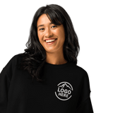 Custom Women's Jerzees Embroidered Fleece Crewneck Sweatshirt - Arklavo
