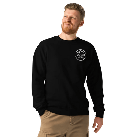 Custom Men's Jerzees Embroidered Crewneck Sweatshirt - Arklavo