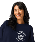 Custom Women's Jerzees Printed Cotton Blend Crewneck Sweatshirt - Arklavo