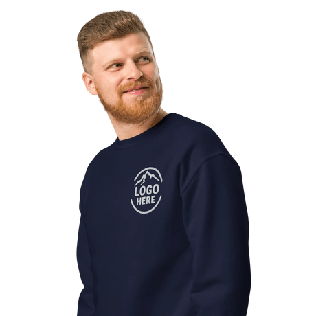 Custom Men's Jerzees Embroidered Crewneck Sweatshirt - Arklavo