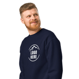 Custom Men's Jerzees Printed Cotton Blend Crewneck Sweatshirt - Arklavo