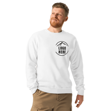 Custom Men's Jerzees Printed Cotton Blend Crewneck Sweatshirt - Arklavo