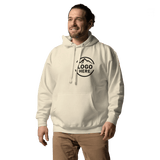 Custom Men's Cotton Heritage Printed Pullover Hoodie - Arklavo