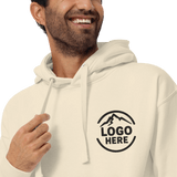 Custom Men's Cotton Heritage Embroidered Pullover Hoodie - Arklavo