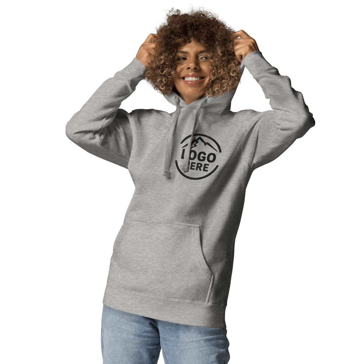 Custom Women's Cotton Heritage Printed Pullover Hoodie - Arklavo