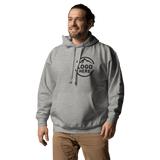 Custom Men's Cotton Heritage Printed Pullover Hoodie - Arklavo