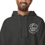 Custom Men's Cotton Heritage Embroidered Pullover Hoodie - Arklavo