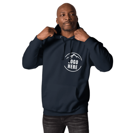 Custom Men's Cotton Heritage Printed Pullover Hoodie - Arklavo