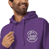 Custom Men's Cotton Heritage Embroidered Pullover Hoodie - Arklavo