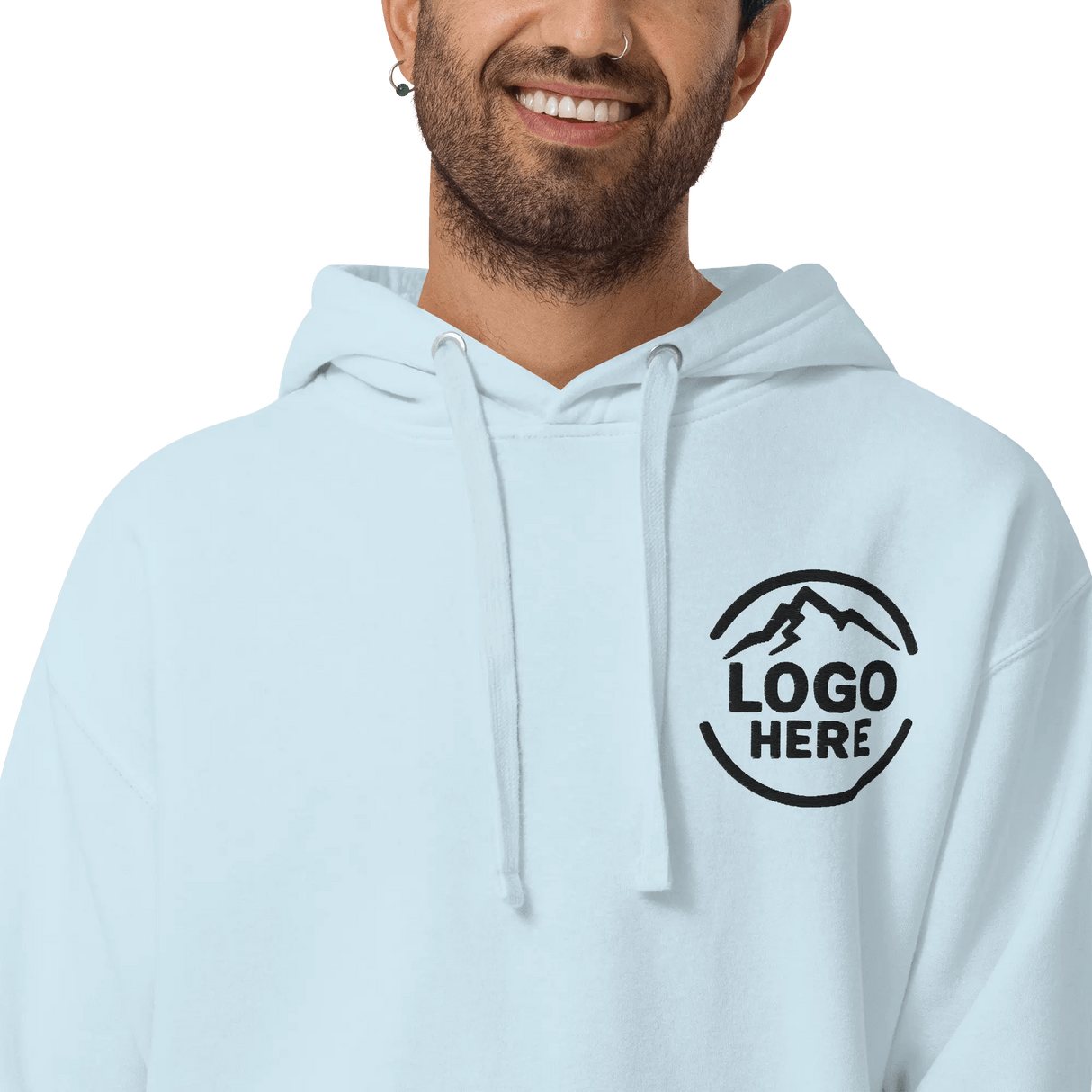 Custom Men's Cotton Heritage Embroidered Pullover Hoodie - Arklavo