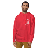 Custom Men's Cotton Heritage Printed Pullover Hoodie - Arklavo