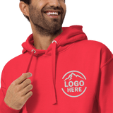 Custom Men's Cotton Heritage Embroidered Pullover Hoodie - Arklavo