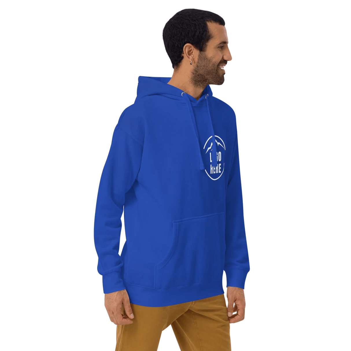 Custom Men's Cotton Heritage Printed Pullover Hoodie - Arklavo