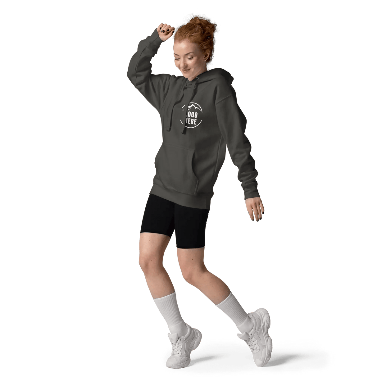 Custom Women's Cotton Heritage Printed Pullover Hoodie - Arklavo