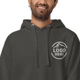 Custom Men's Cotton Heritage Embroidered Pullover Hoodie - Arklavo