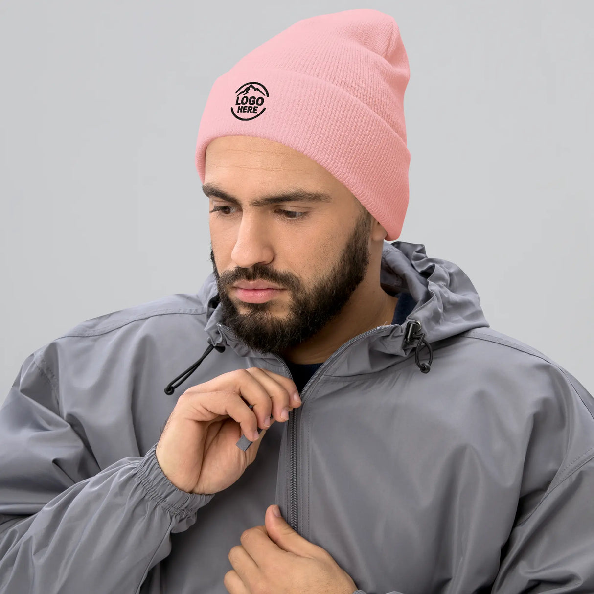 Custom Men's Yupoong Embroidered Beanie - Arklavo