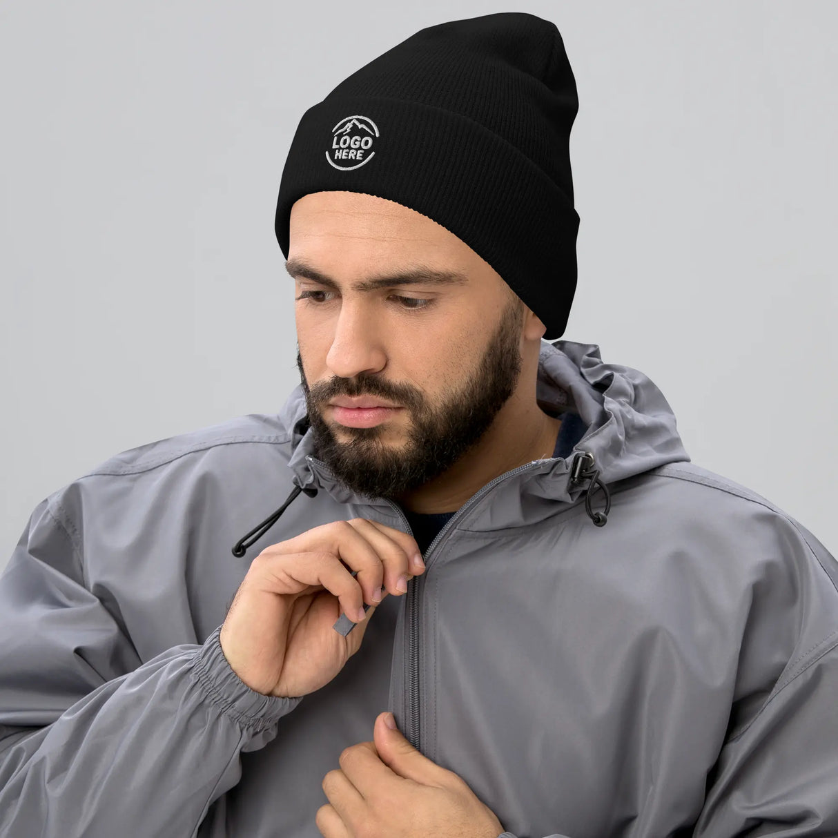 Custom Men's Yupoong Embroidered Beanie - Arklavo