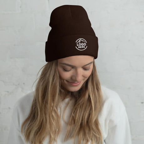 Custom Women's Yupoong Embroidered Beanie - Arklavo