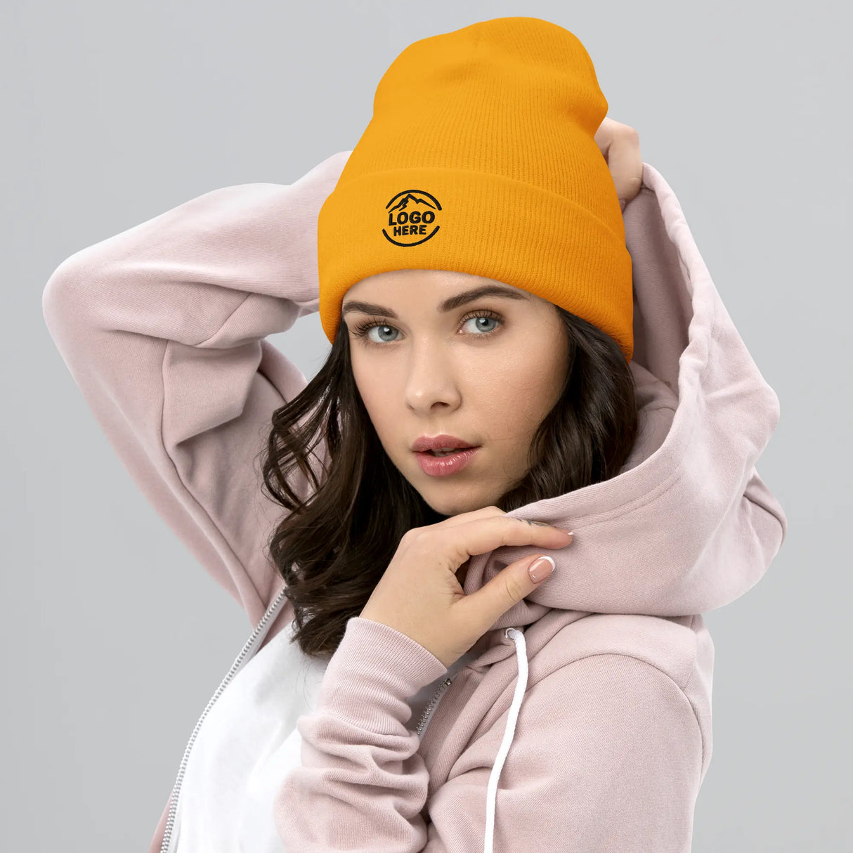 Custom Women's Yupoong Embroidered Beanie - Arklavo
