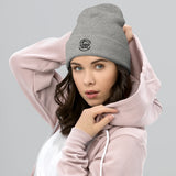 Custom Women's Yupoong Embroidered Beanie - Arklavo