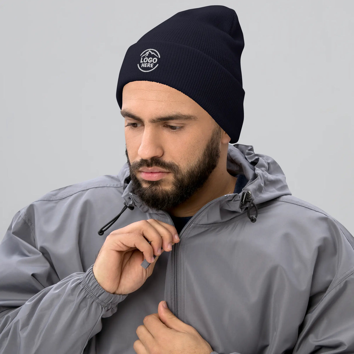 Custom Men's Yupoong Embroidered Beanie - Arklavo